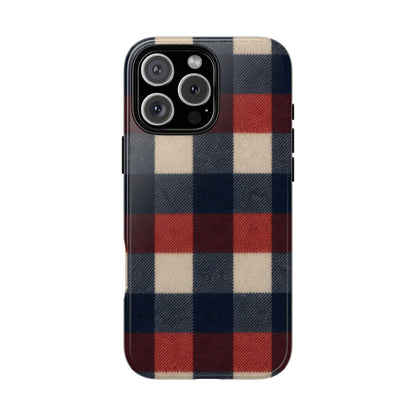 Patriotic Plaid Tough Case