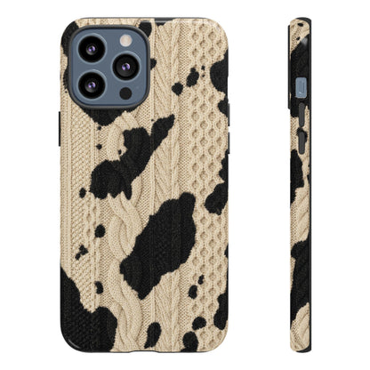Cable Knit Cowhide Tough Case