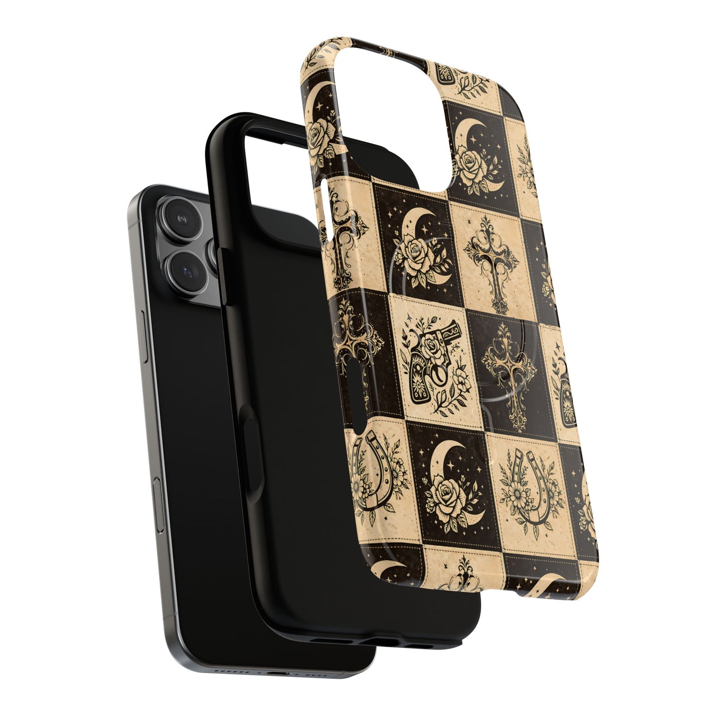 Western Patchwork Icons Magnetic Case
