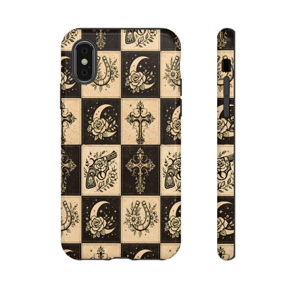 Western Patchwork Icons Tough Case
