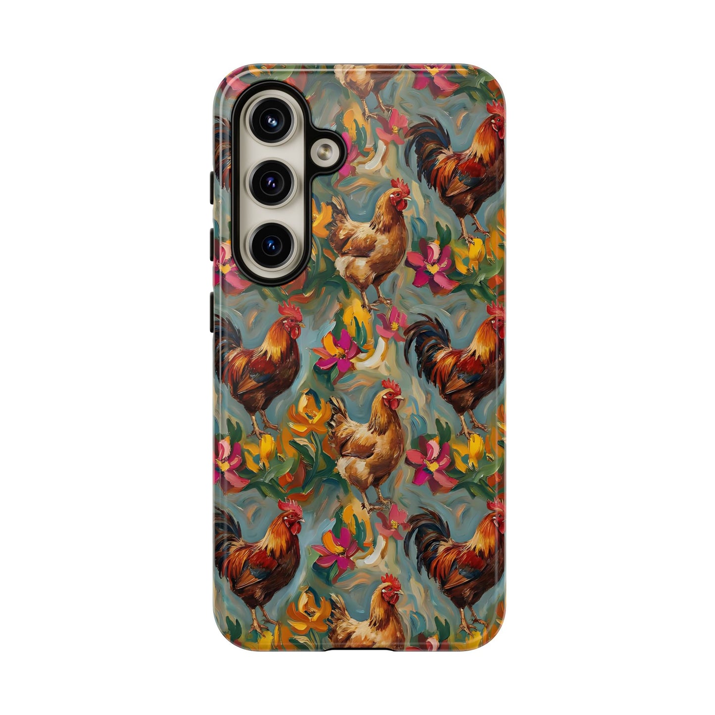 Painted Chickens Tough Case