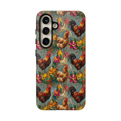 Painted Chickens Tough Case