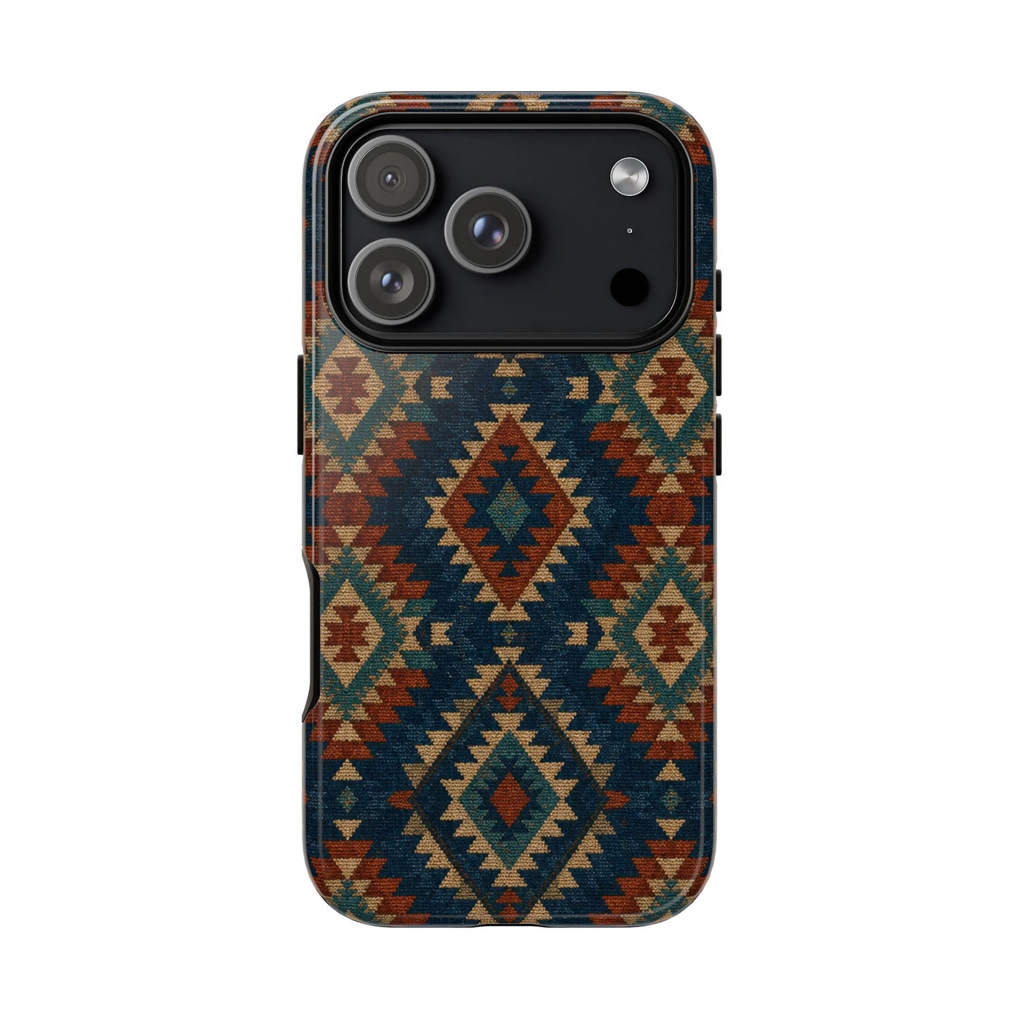 Navy Aztec Tough Case