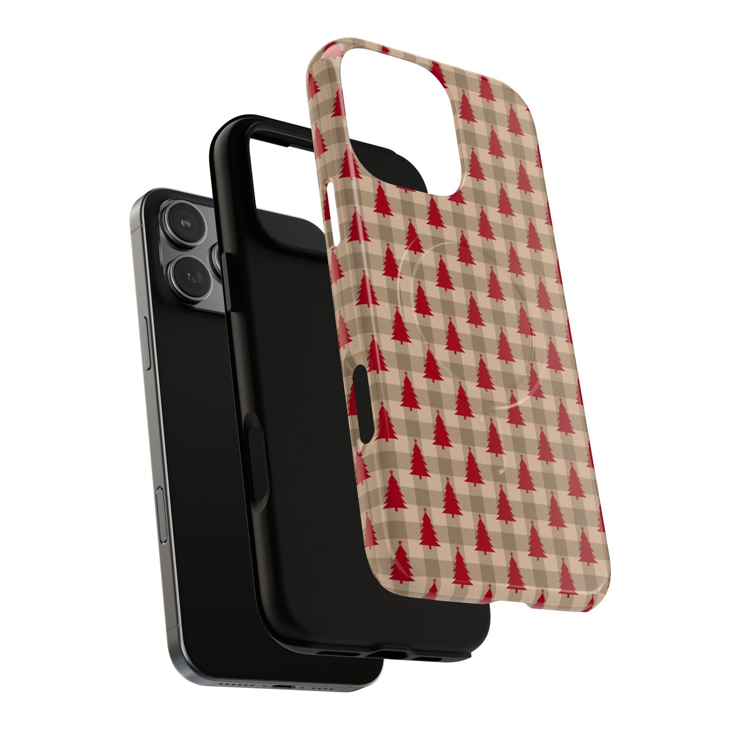 Plaid Tree Magnetic Case