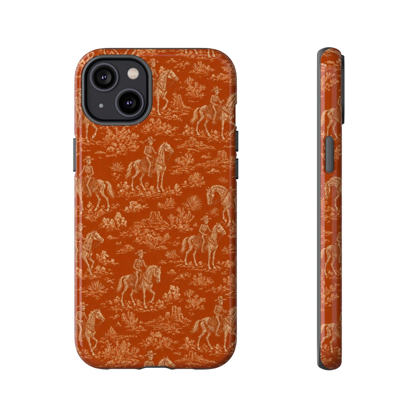 Cowboy Skeleton Toile Tough Case
