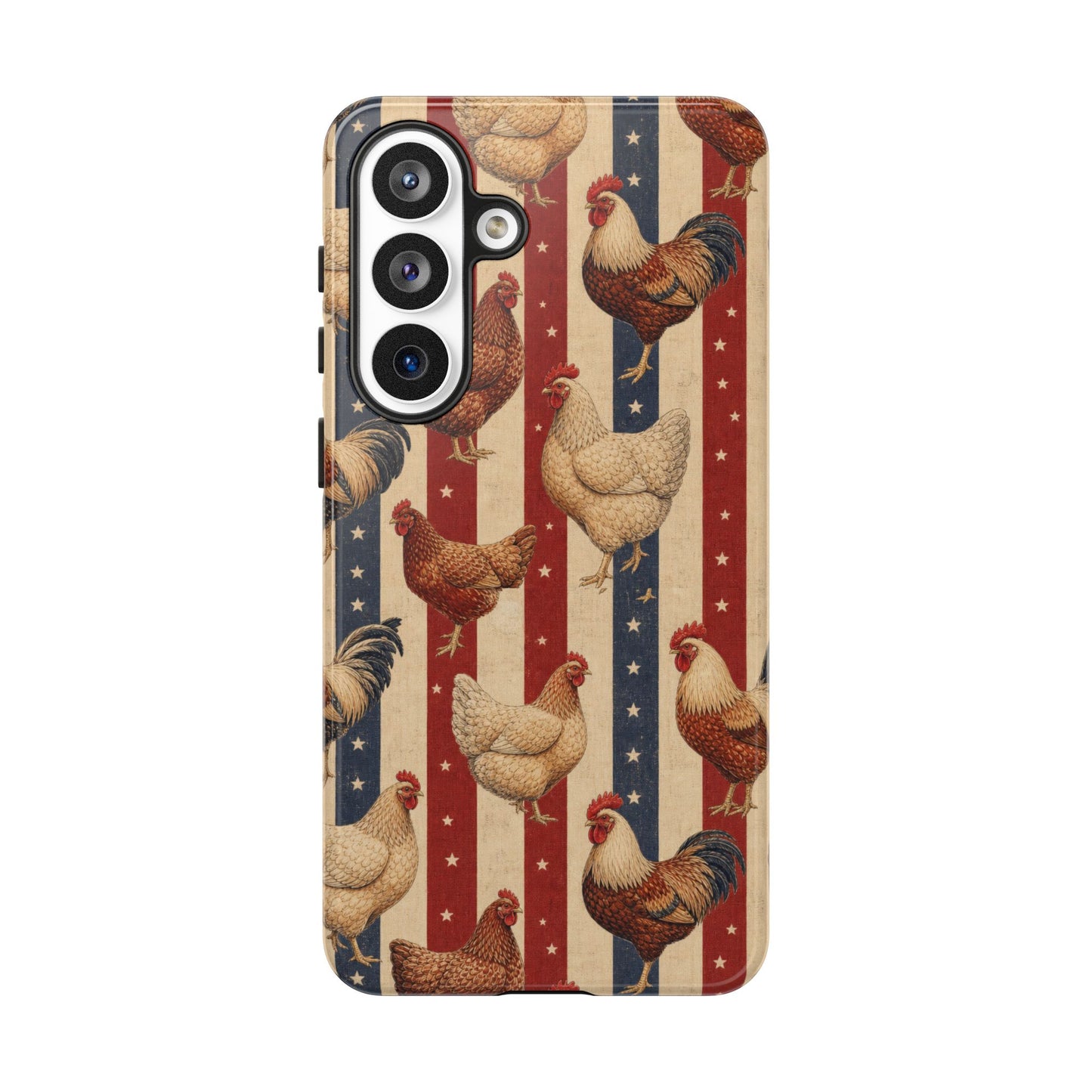 Chickens and Stripes Tough Case