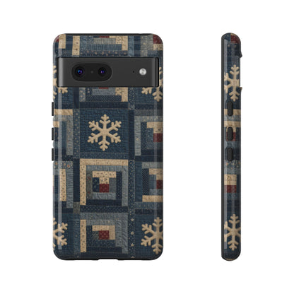 Snowflake Quilt Tough Case