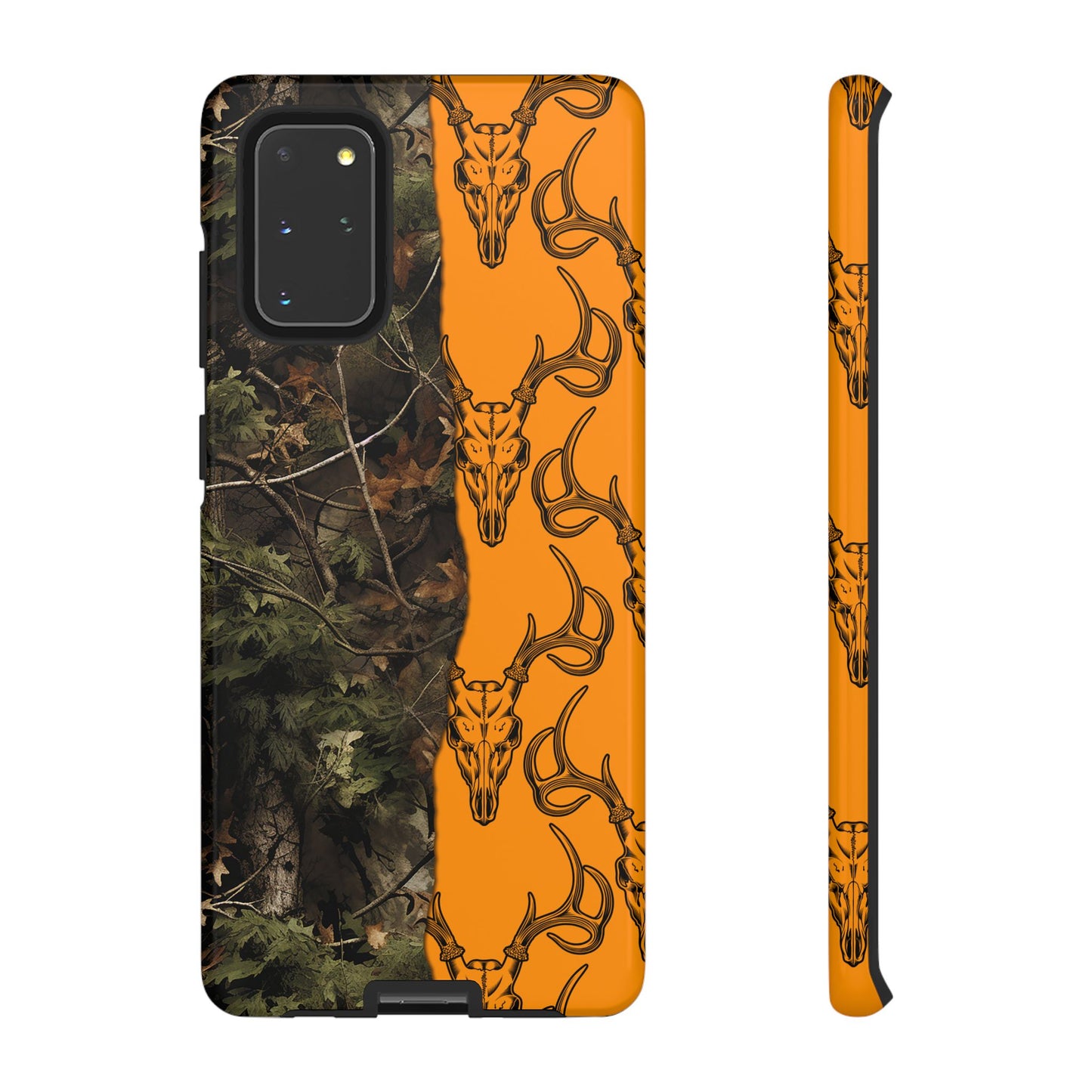 Camo Deer Skulls Orange Tough Case