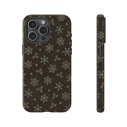 Squash Blossom Snowflakes Tough Case