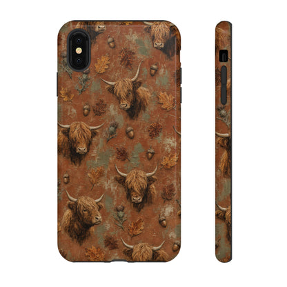 Autumn Highland Cow Tough Case