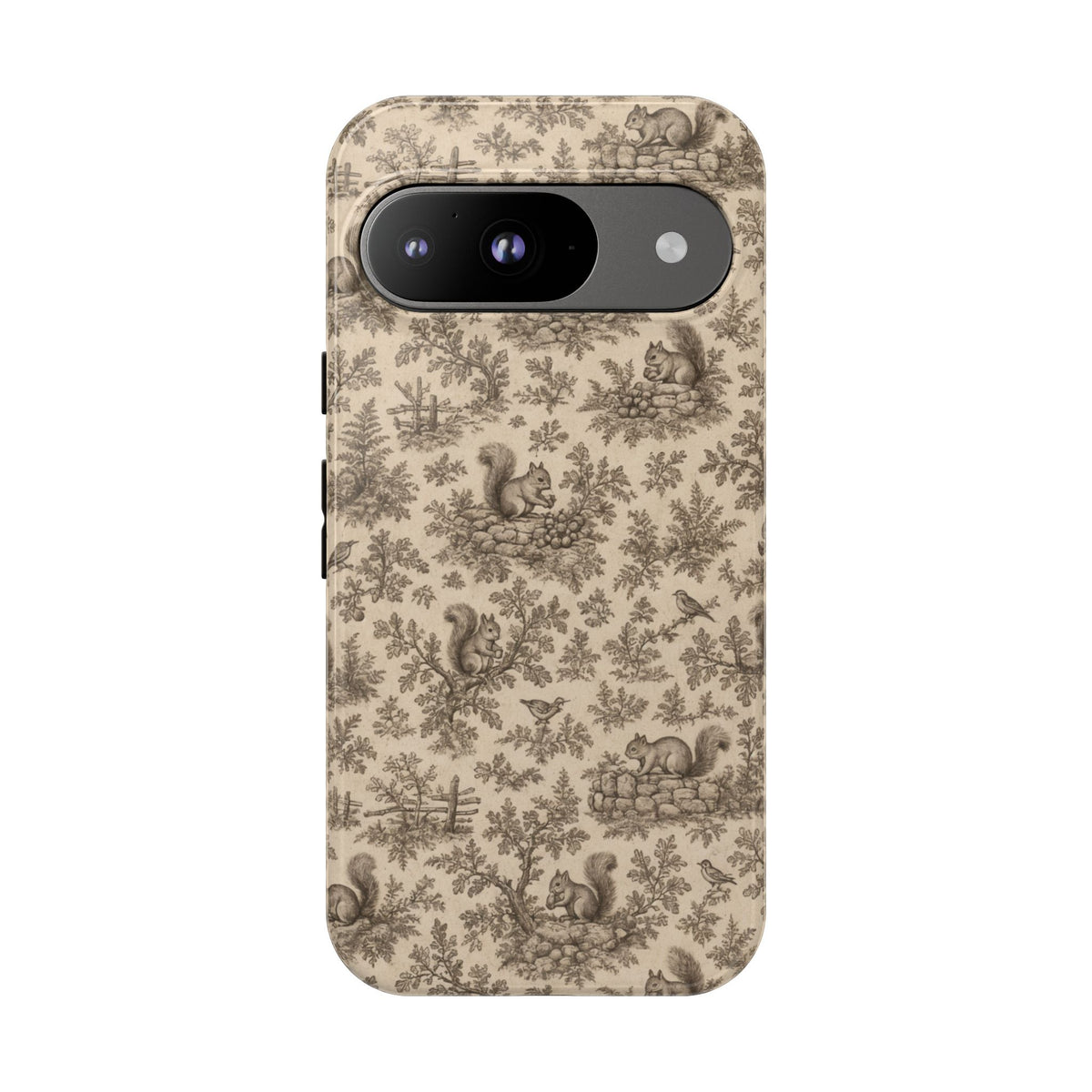 Squirrel Toile Tough Case