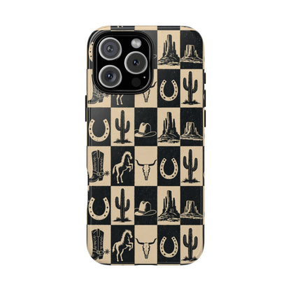 Western Checkerboard Tough Case
