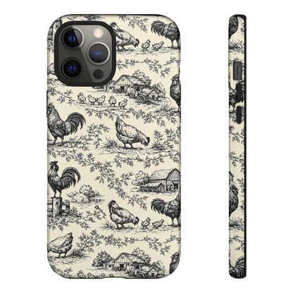 Toile Chickens Tough Case