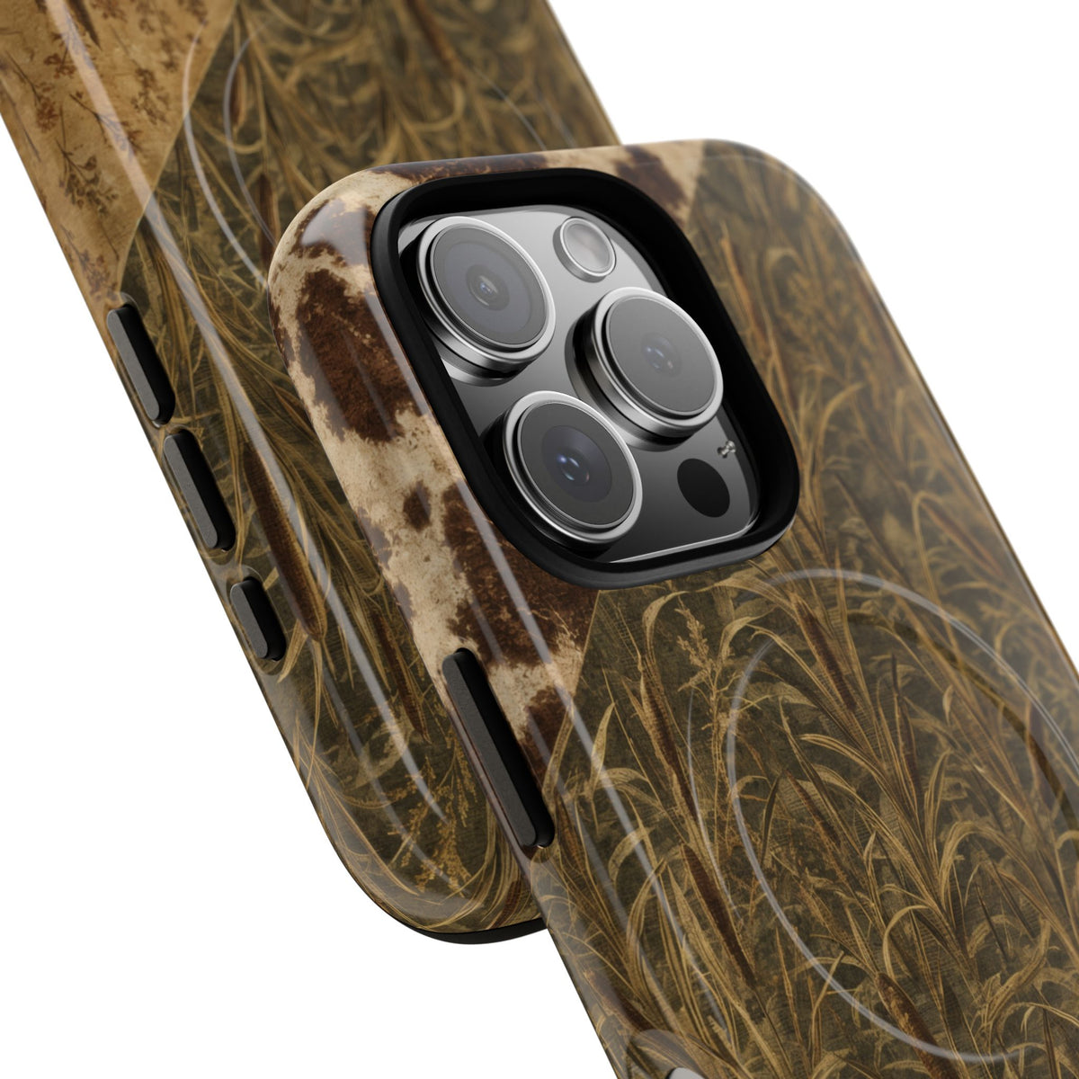 Cowhide Camo Magnetic Case