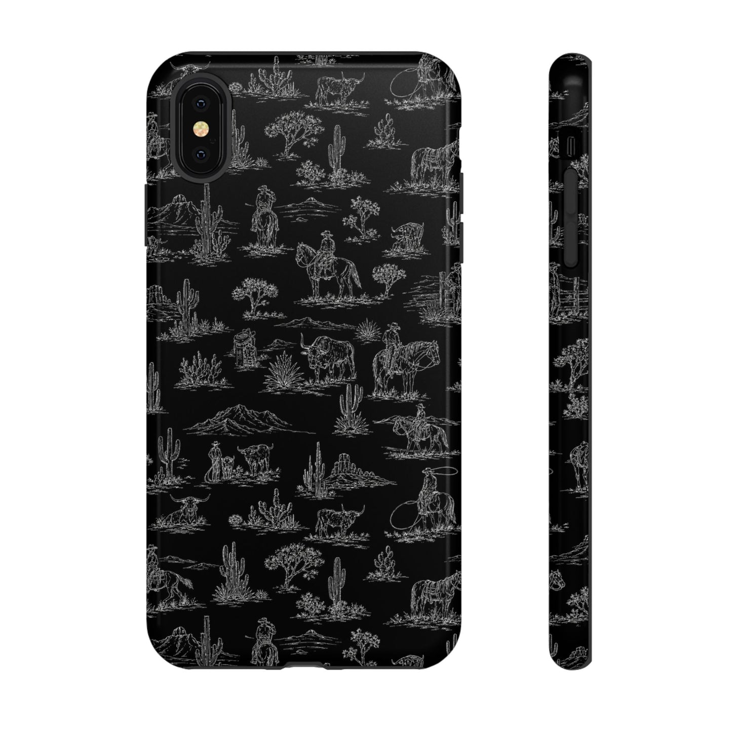Midnight Toile Tough Case