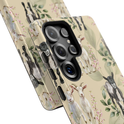 Floral Goats Phone Case