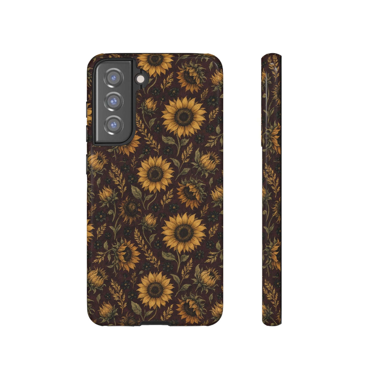 Burgundy Sunflowers Tough Case
