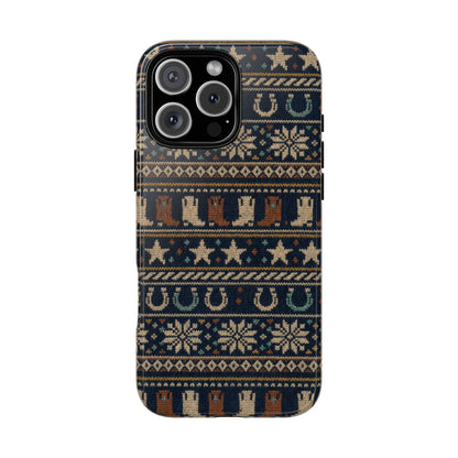 Fair Isle Boots Tough Case