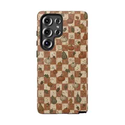 Pumpkin Checker Tough Case