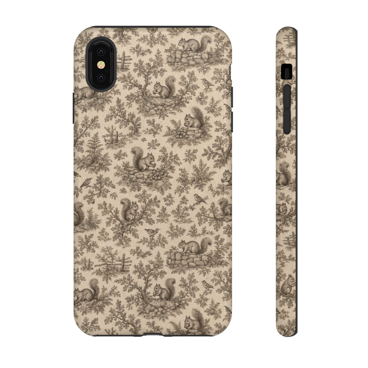 Squirrel Toile Tough Case