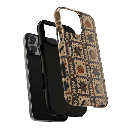 Moon Quilt Magnetic Case