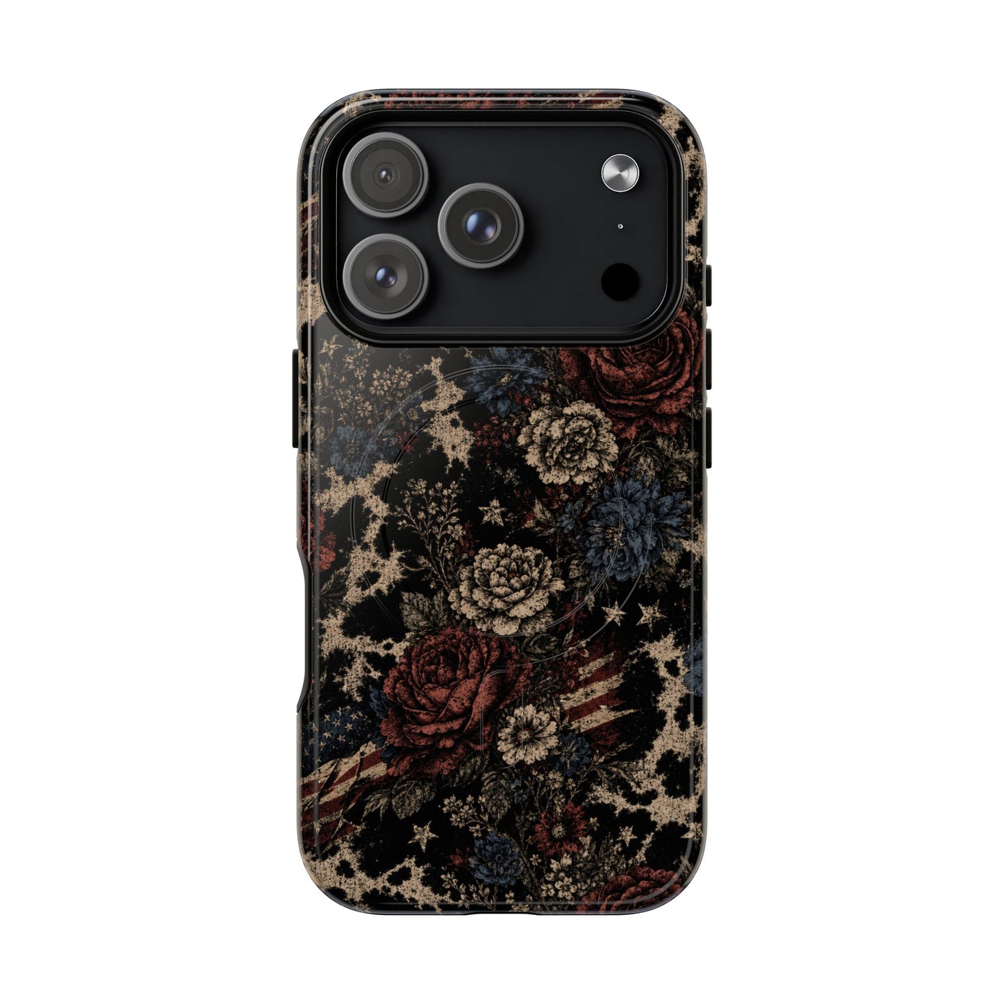 USA Cowhide Bloom Magnetic Case
