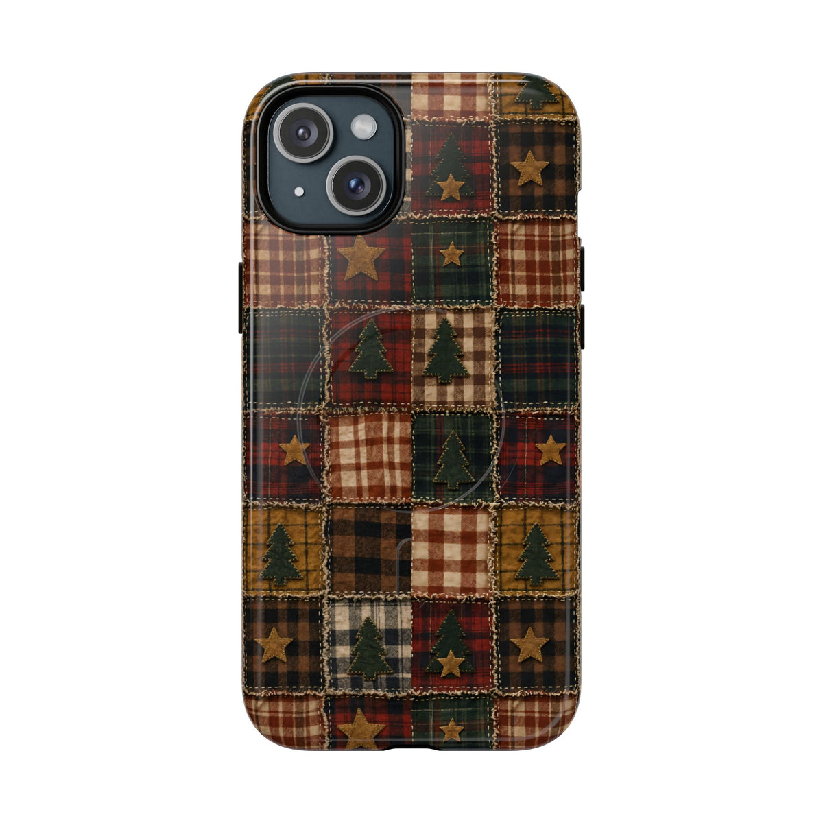 Christmas Rag Quilt Magnetic Case