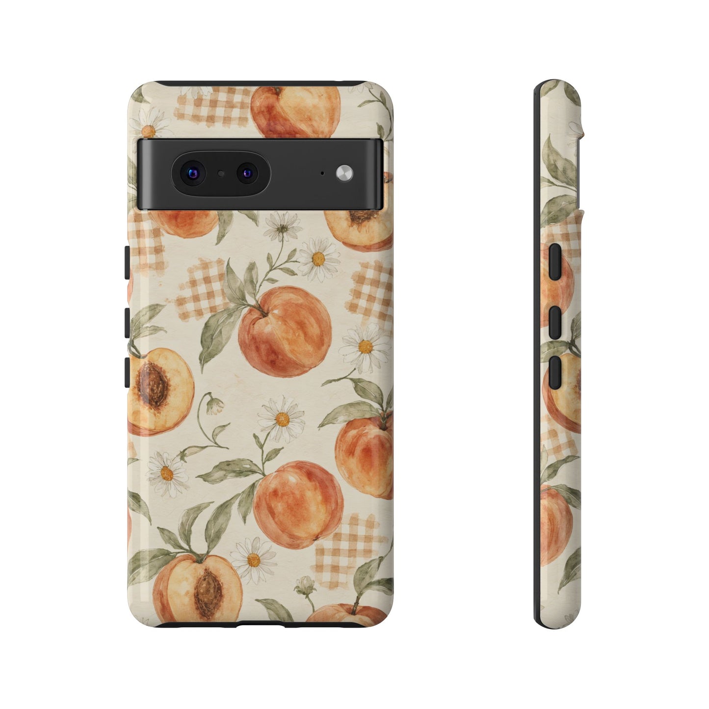 Peachy Gingham Tough Case