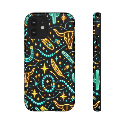 Neon Turquoise Tough Case
