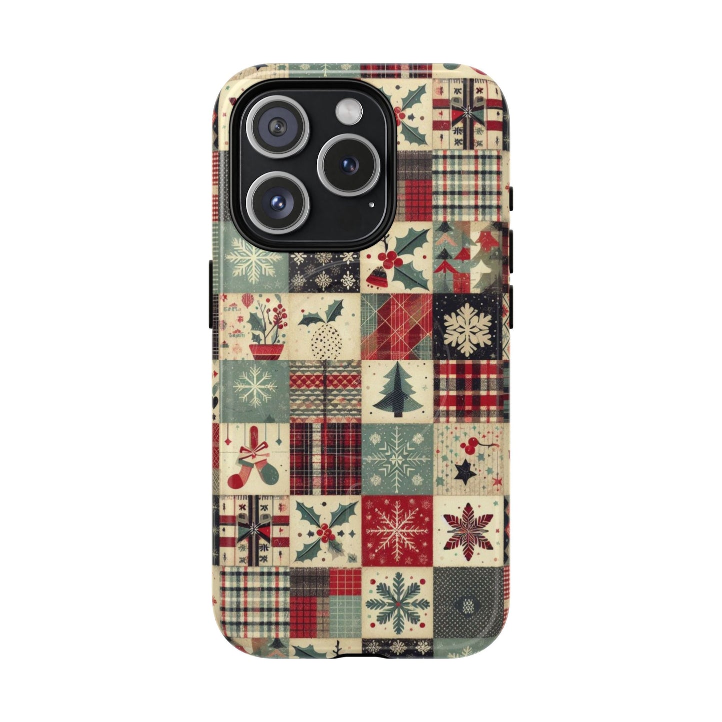 Christmas Quilt Magnetic Case