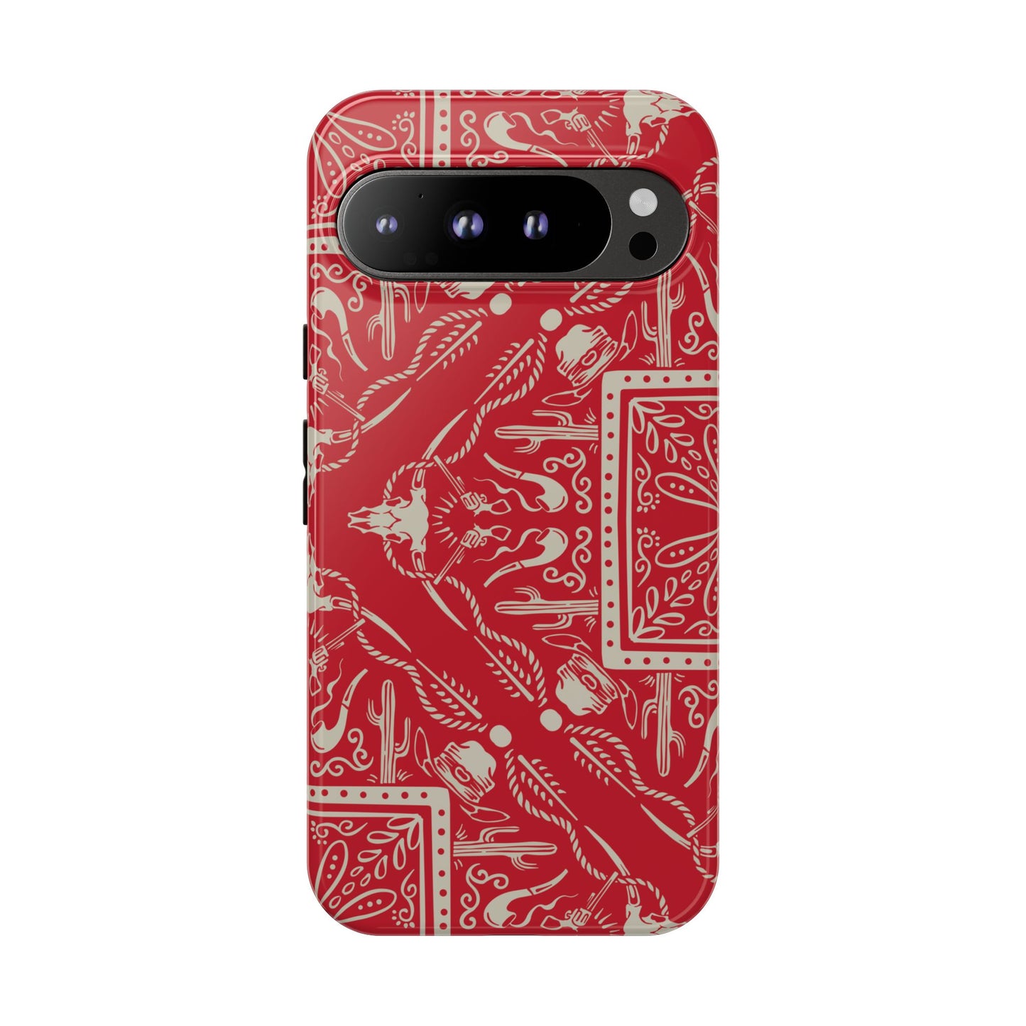 Western Red Bandana Phone Case