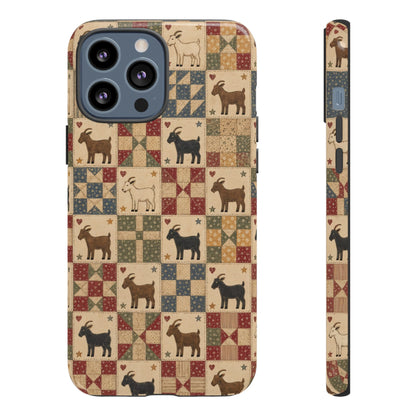 Goat Quilt Tough Case