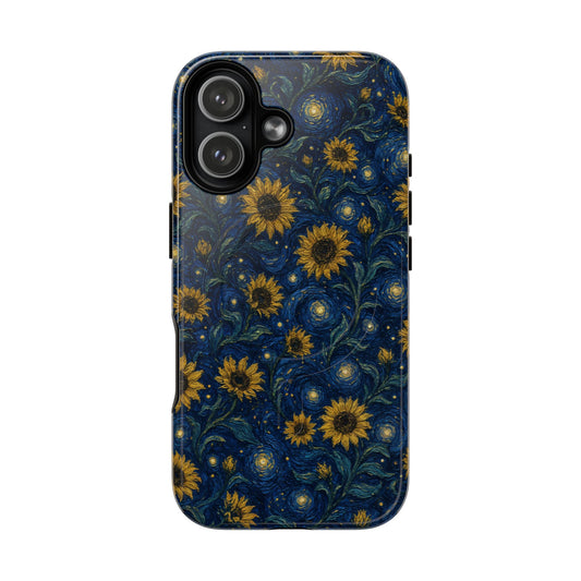 Starry Night Sunflowers Magnetic Case