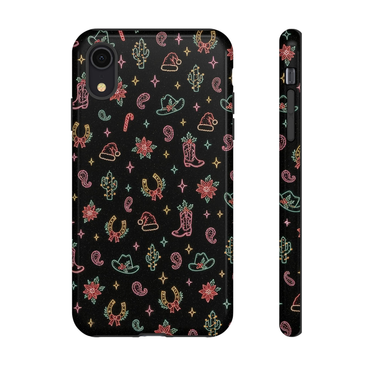 Neon Holiday Doodles Tough Case