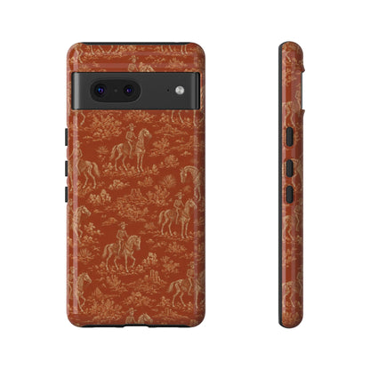 Cowboy Skeleton Toile Tough Case