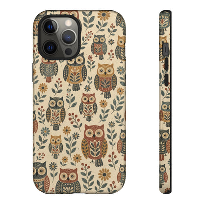 Folk Owls Tough Case