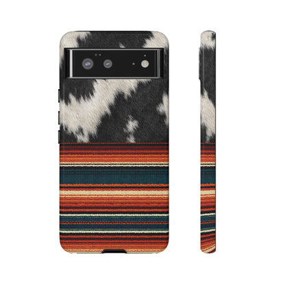 Cowhide + Serape Stripe Tough Case