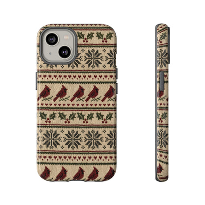 Fair Isle Cardinals Tough Case