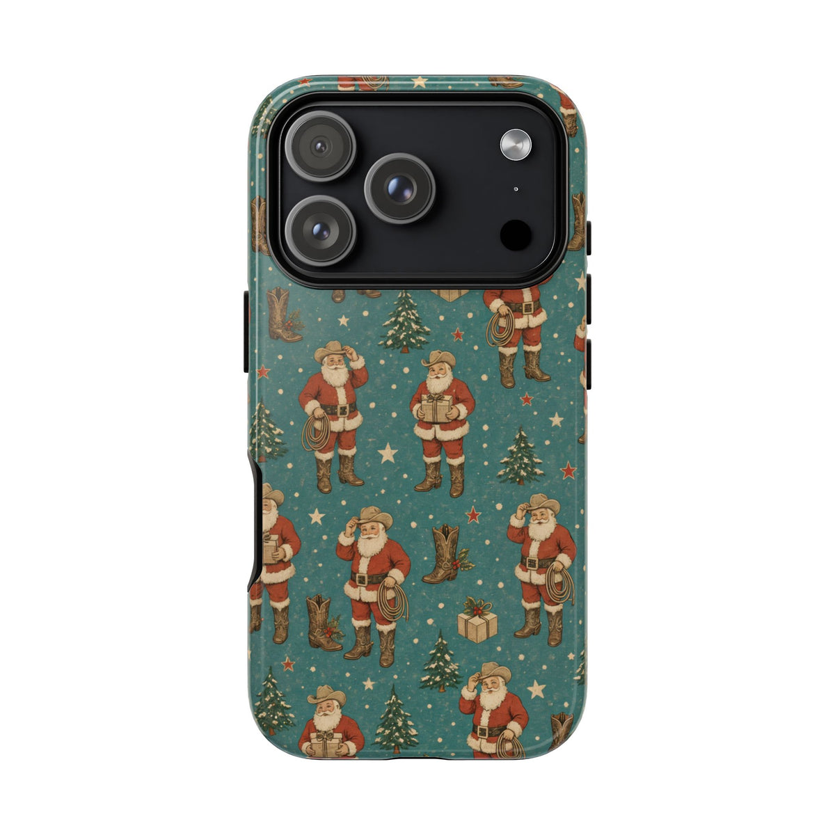 Retro Cowboy Santa Tough Case