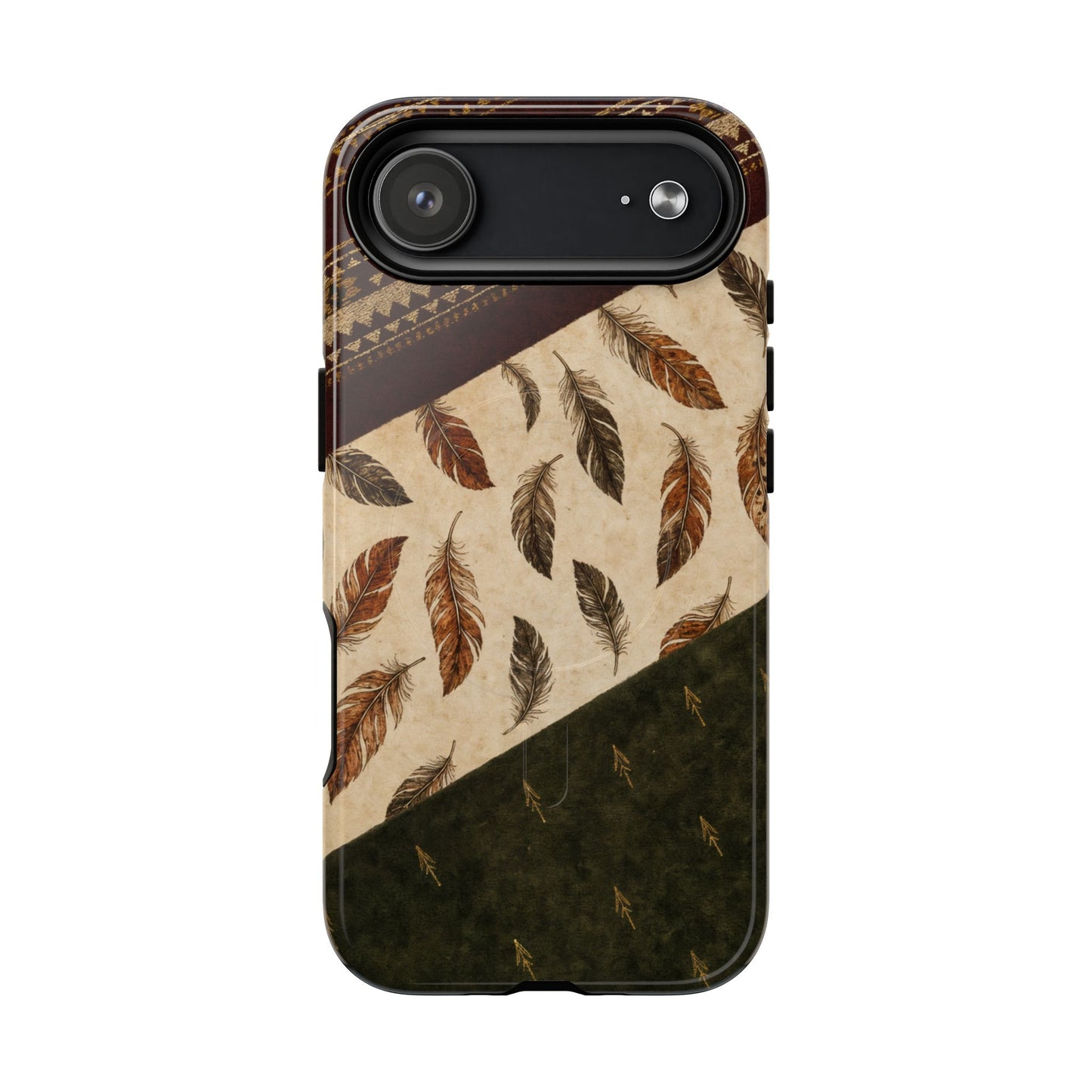 Feather Aztec Swaths Magnetic Case