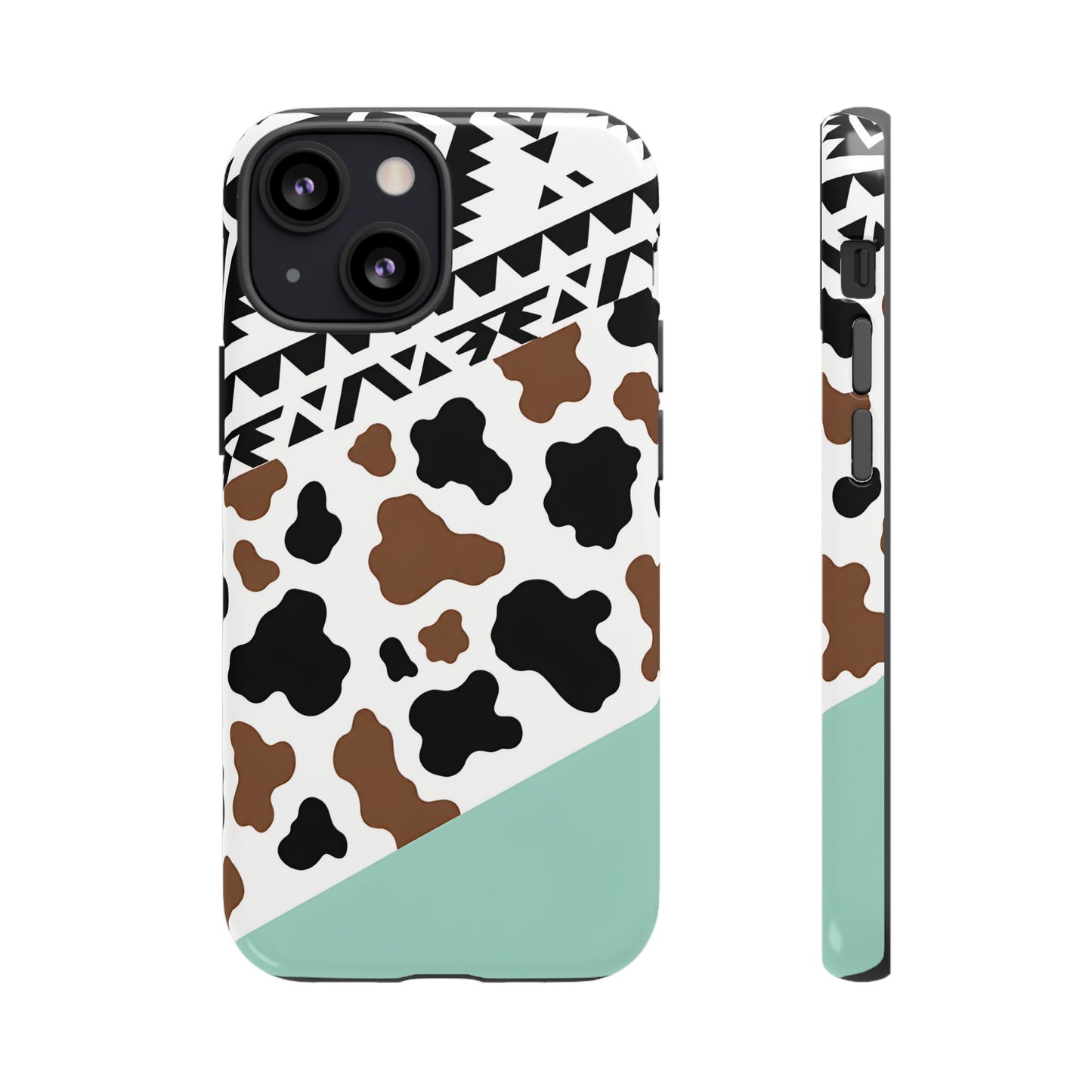 Mint Aztec Cowhide Tough Case