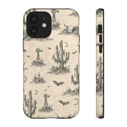 Spooky Desert Toile Tough Case