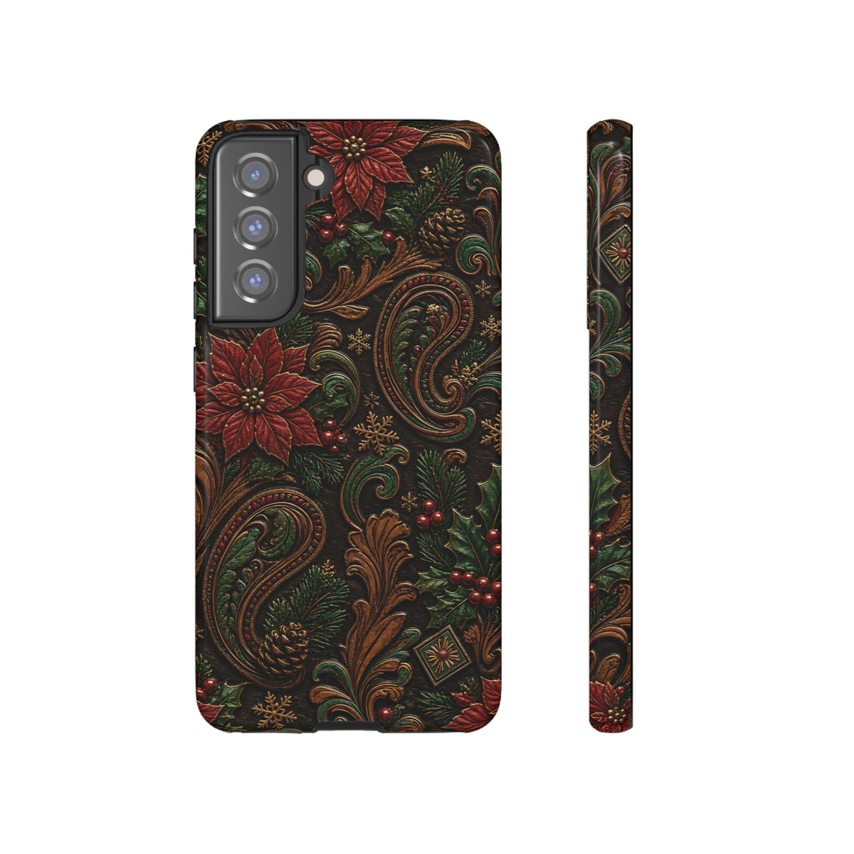 Carved Christmas Paisley Tough Case