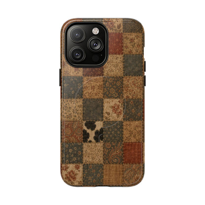 Rustic Patchwork Magnetic Case
