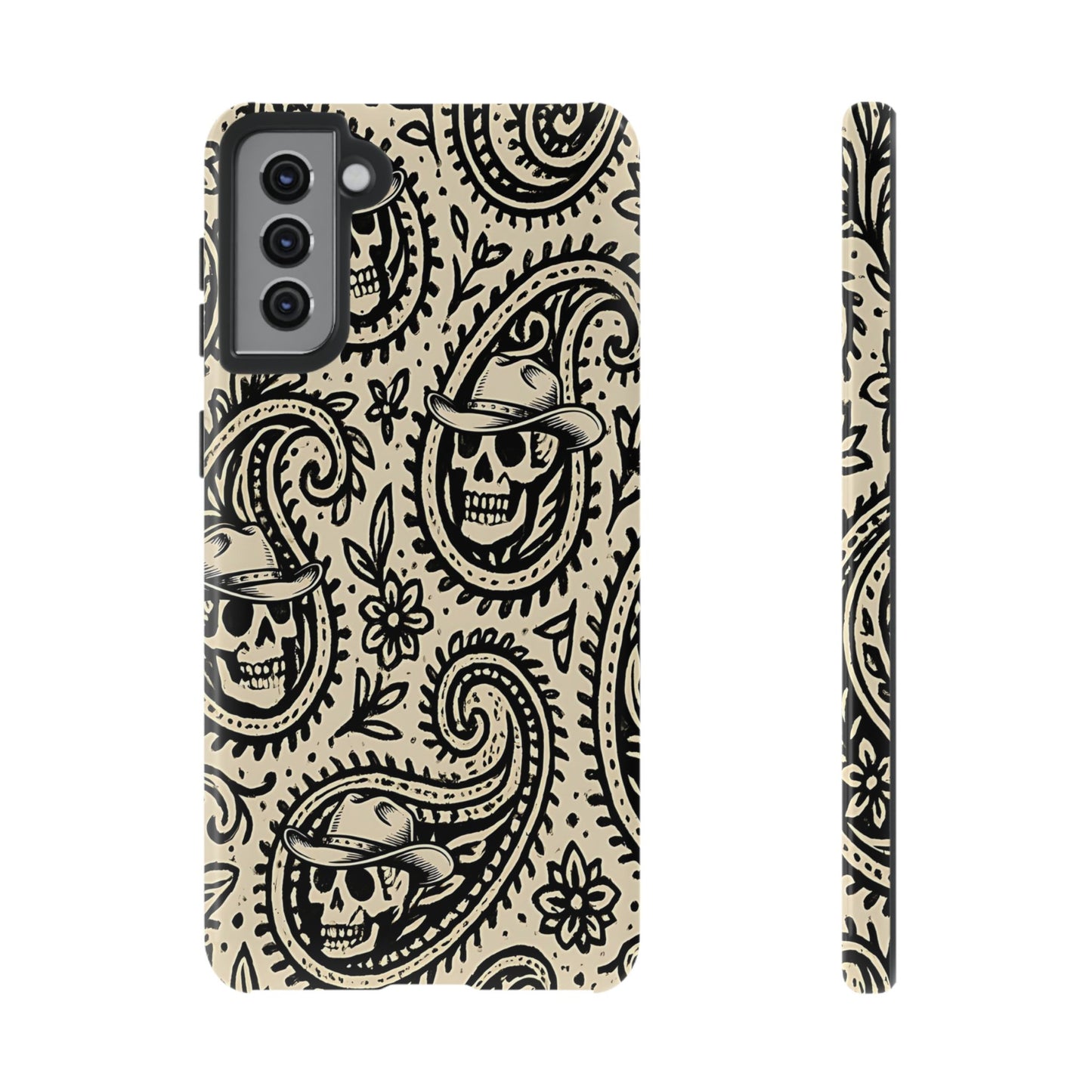 Cowboy Skull Paisley Tough Case