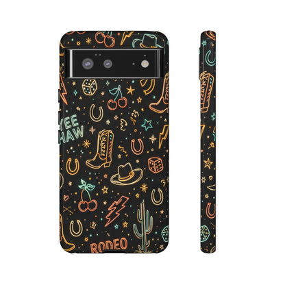Retro Neon Rodeo Tough Case