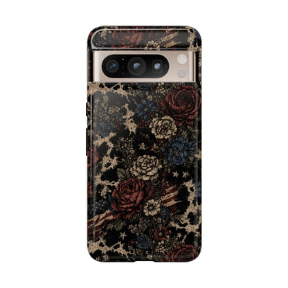 USA Cowhide Bloom Tough Case