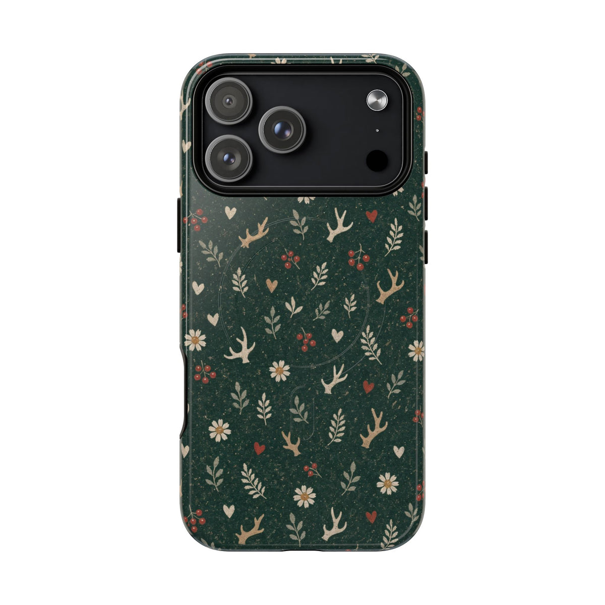 Antler Daisies Evergreen Magnetic Case