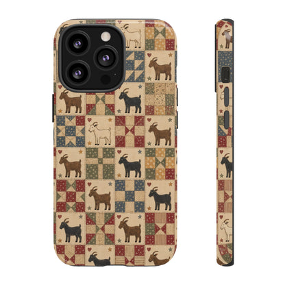 Goat Quilt Tough Case