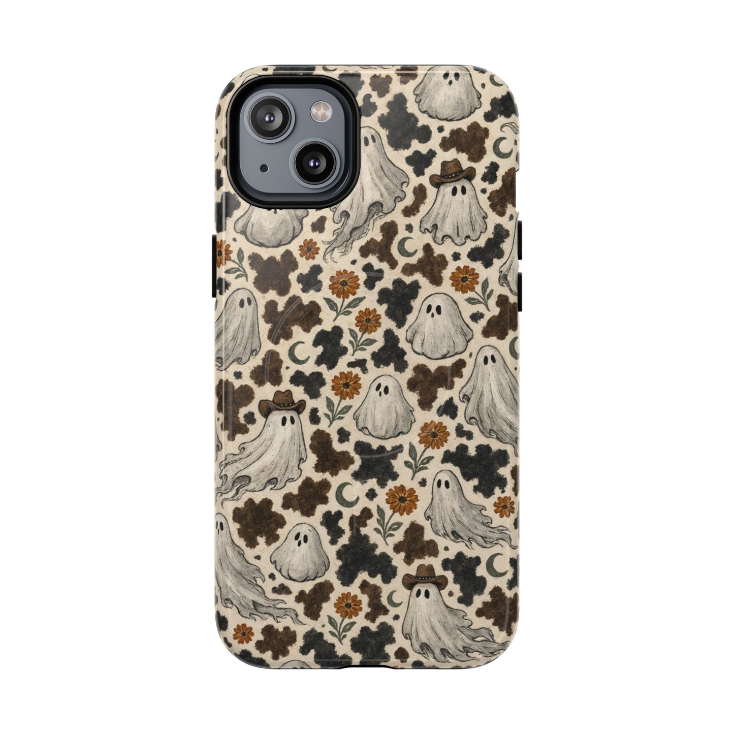 Ghostly Cowhide Magnetic Case